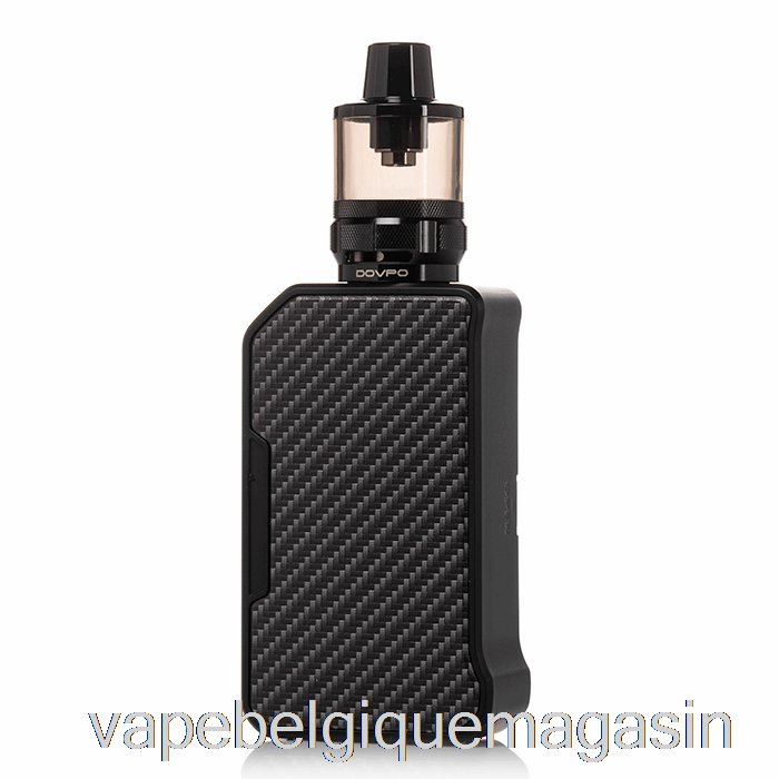 Vape Belgique Dovpo Mvp 220w Starter Kit Fibre De Carbone Noir
